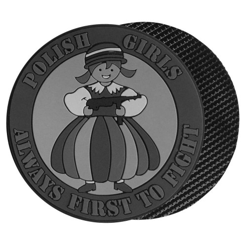 Emblemat "POLISH GIRLS" - PVC Detal 1