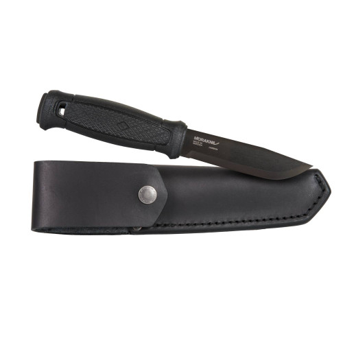Nóż Morakniv® Garberg Black C (Leather Sheath) - Carbon Steel Detal 1