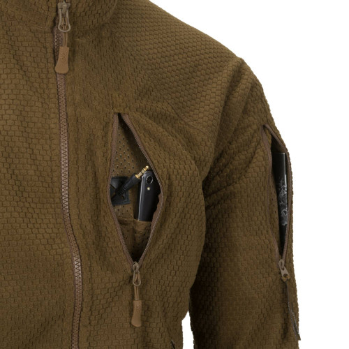 ALPHA TACTICAL Jacket - Grid Fleece Detail 7