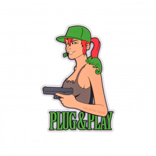 Emblemat "Plug & Play" - PVC
