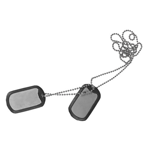 Dog Tag - Stainless Steel Detail 1