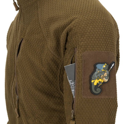 HELIKON TEX Alpha Tactical GRID Outdoor Freizeit Fleece Jacke shadow grey 