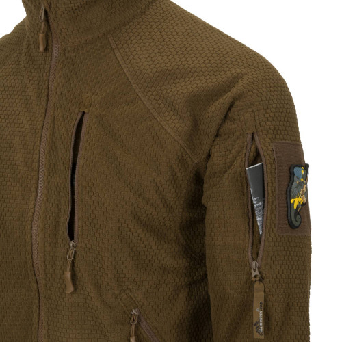 ALPHA TACTICAL Jacket - Grid Fleece Detail 8