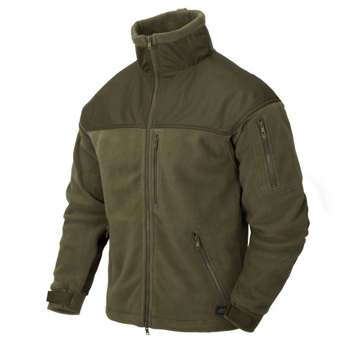 Helikon Tex Classic Army Fleece Jacket oliv schwarz Olive Black Outdoor Jacke 