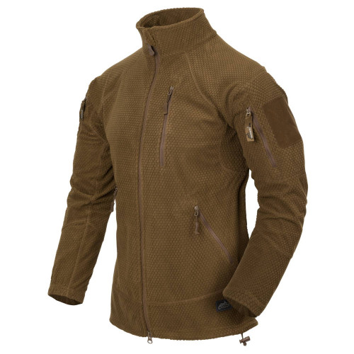 ALPHA TACTICAL Jacket - Grid Fleece Detail 1