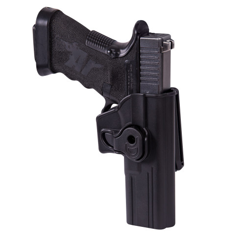 Release Button Holster for Glock 17
with Belt Clip - Military Grade Polymer Detail 1