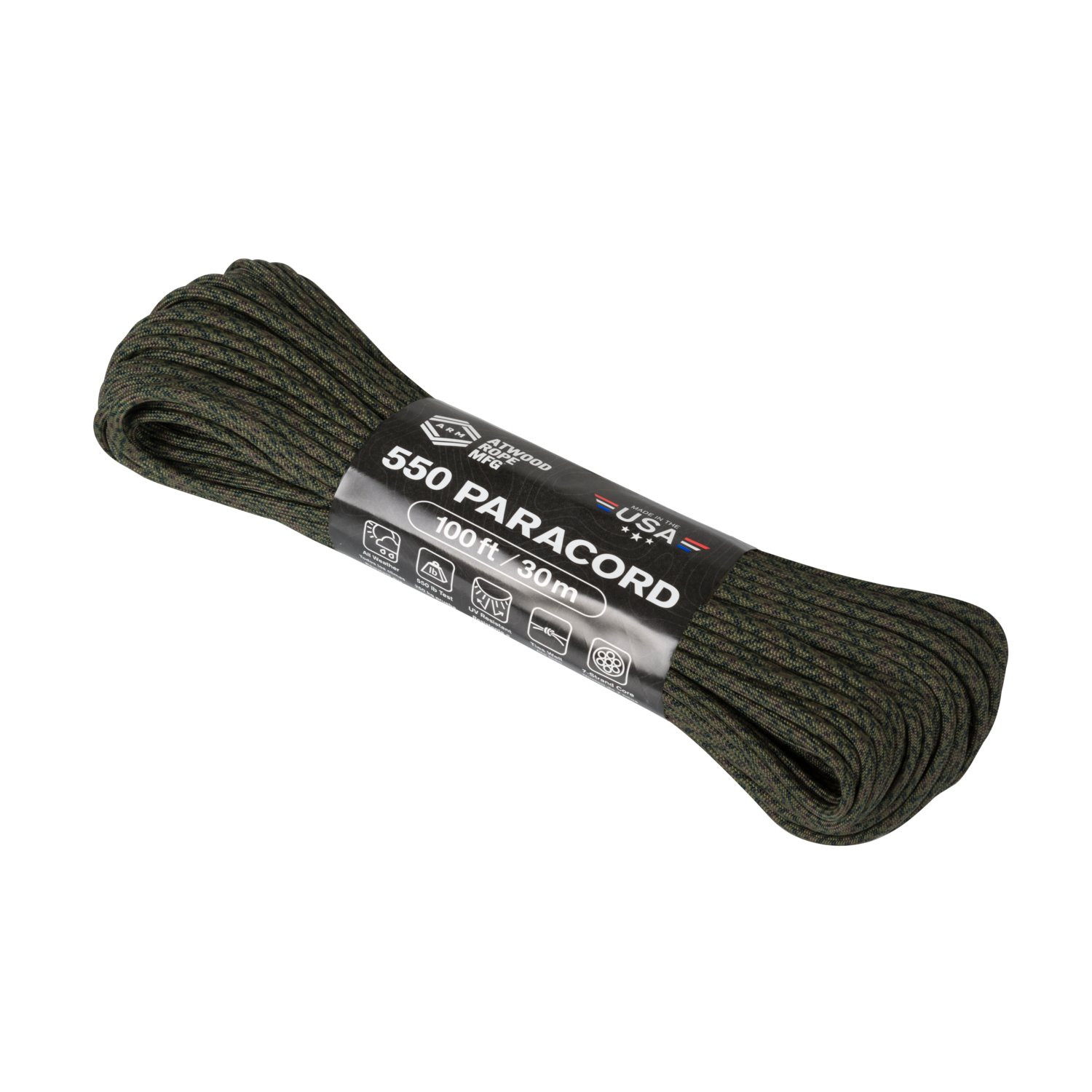30m Paracord Survival Rope - Usb C, Bank Line, Rope Access Gear