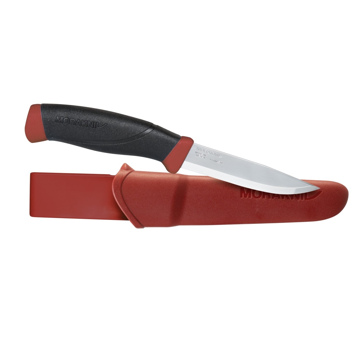 Morakniv Mora of Sweden Desert Tan Companion Fixed Blade Knife 4.1  Stainless Steel Straight Clip Point, Rubber Handle, Polymer Sheath -  KnifeCenter - M-13216